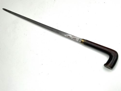 GENTLEMANS WALKING STICK SWORD STICK VICTORIAN - ADDITIONAL PHOTO 8