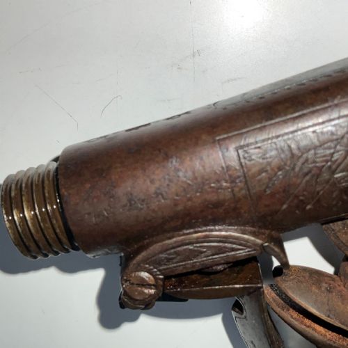 FLINTLOCK PISTOL EARLY 18TH CENTURY - ADDITIONAL PHOTO 8