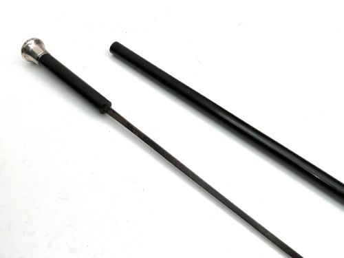 GENTLEMANS WALKING STICK SWORD STICK LONDON 1925 - ADDITIONAL PHOTO 10