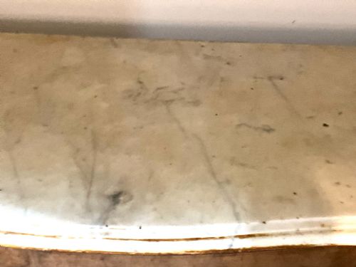 CREDENZA BURR WALNUT MARBLE TOPPED CIRCA 1850 - ADDITIONAL PHOTO 2