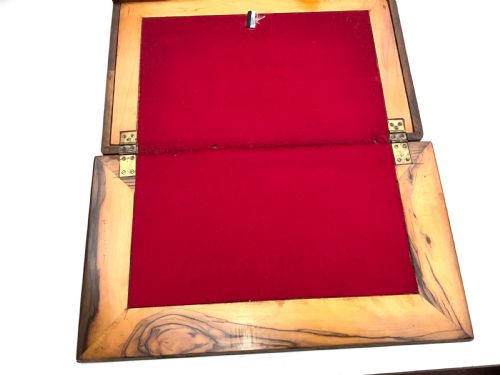 TEMPLE MOUNT CARVED OLIVE WOOD WRITING SLOPE - ADDITIONAL PHOTO 6