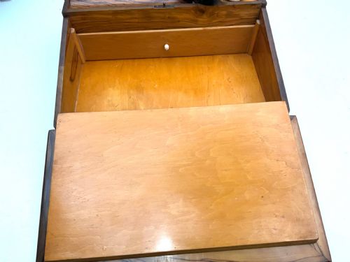 TEMPLE MOUNT CARVED OLIVE WOOD WRITING SLOPE - ADDITIONAL PHOTO 8