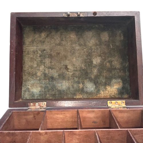 GEORGE III APOTHECARY BOX WITH OUT CONTENTS - ADDITIONAL PHOTO 5