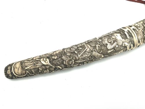 JAPANESE CARVED SWORD KOTO BLADE - ADDITIONAL PHOTO 6