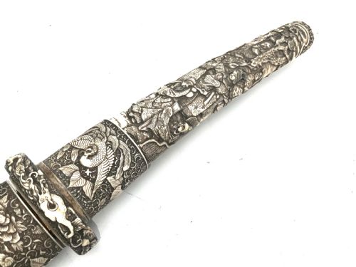 JAPANESE CARVED SWORD KOTO BLADE - ADDITIONAL PHOTO 12
