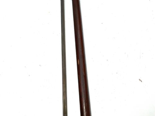 HORNED HANDLE GENTLEMANS WALKING STICK SWORD STICK - ADDITIONAL PHOTO 5