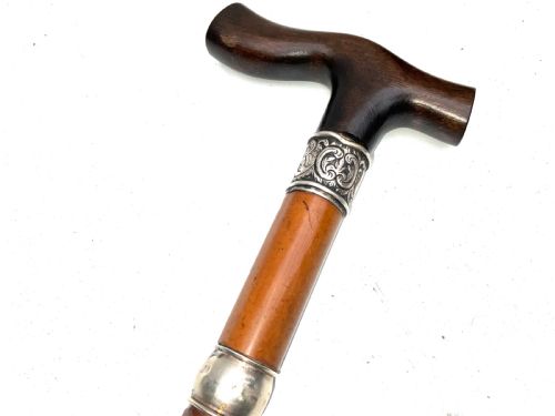 GENTLEMANS WALKING STICK SWORD STICK 1918 - ADDITIONAL PHOTO 2