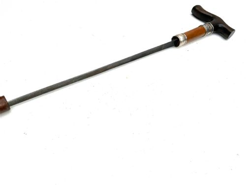 GENTLEMANS WALKING STICK SWORD STICK 1918 - ADDITIONAL PHOTO 3
