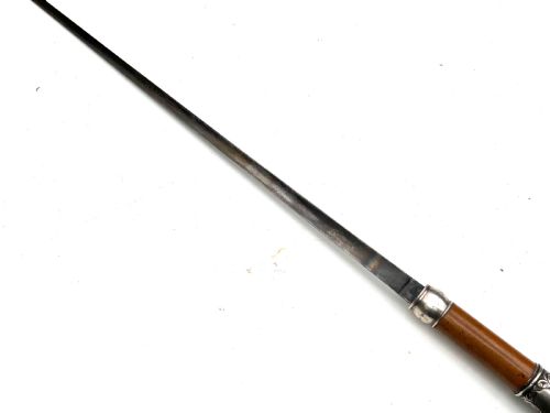 GENTLEMANS WALKING STICK SWORD STICK 1918 - ADDITIONAL PHOTO 5