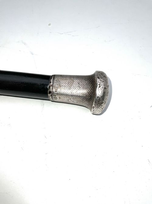 SILVER TOP GENT'S WALKING STICK SWORD STICK - ADDITIONAL PHOTO 5