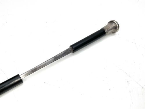 SILVER TOP GENT'S WALKING STICK SWORD STICK - ADDITIONAL PHOTO 7