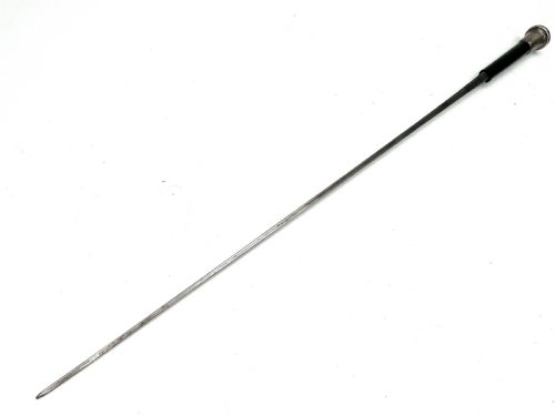 SILVER TOP GENT'S WALKING STICK SWORD STICK - ADDITIONAL PHOTO 11