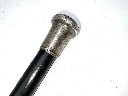 SILVER TOP GENT'S WALKING STICK SWORD STICK - ADDITIONAL PHOTO 13