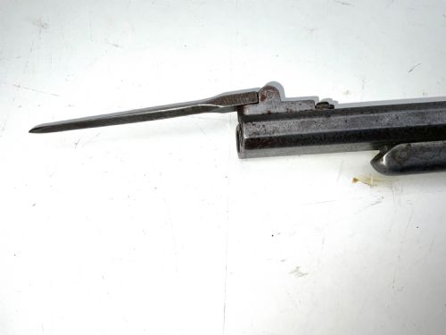 PINFIRE 9 MM DOUBLE BARRELS PISTOL FOLDAWAY BAYONET - ADDITIONAL PHOTO 4