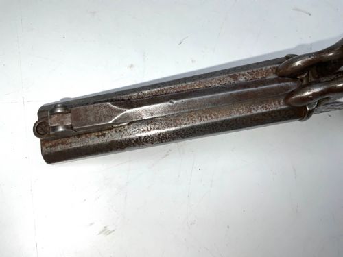 PINFIRE 9 MM DOUBLE BARRELS PISTOL FOLDAWAY BAYONET - ADDITIONAL PHOTO 5