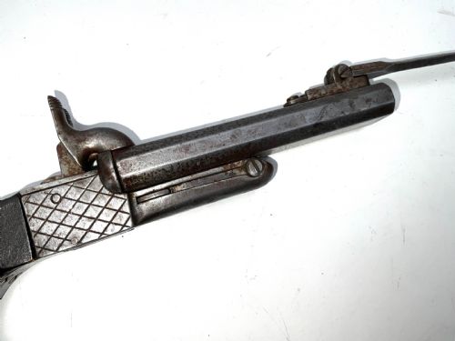 PINFIRE 9 MM DOUBLE BARRELS PISTOL FOLDAWAY BAYONET - ADDITIONAL PHOTO 8