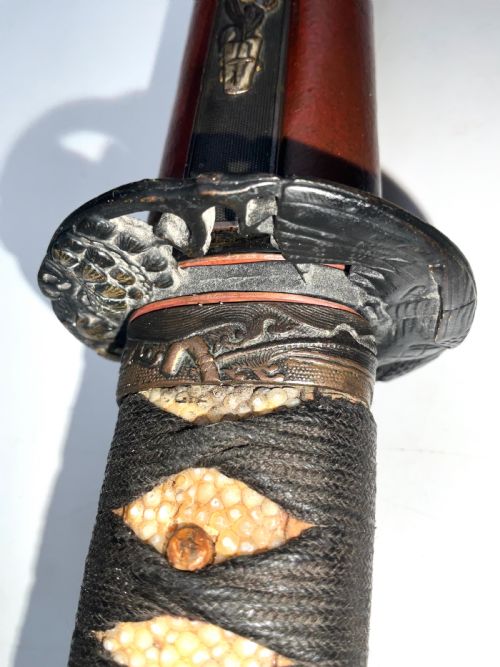 JAPANESE WAKIZASHI KOTO SWORD CIRCA 1550S - ADDITIONAL PHOTO 3