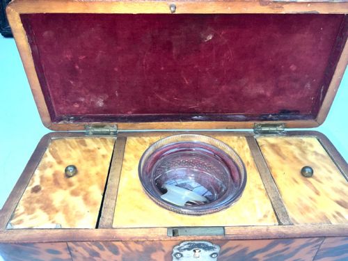 TORTOISE SHELL TEA CADDY - ADDITIONAL PHOTO 7