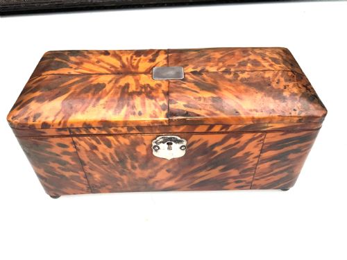 TORTOISE SHELL TEA CADDY - ADDITIONAL PHOTO 11