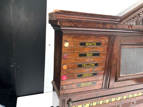 ANTIQUE BILLIARDS SNOOKER POOL SCOREBOARD CIRCA 1860'S - ADDITIONAL PHOTO 3