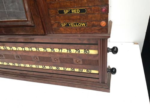 ANTIQUE BILLIARDS SNOOKER POOL SCOREBOARD CIRCA 1860'S - ADDITIONAL PHOTO 5