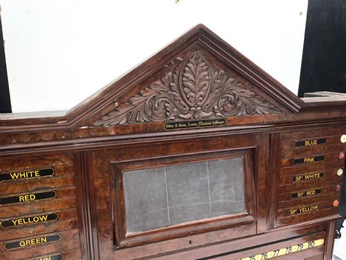 ANTIQUE BILLIARDS SNOOKER POOL SCOREBOARD CIRCA 1860'S - ADDITIONAL PHOTO 6