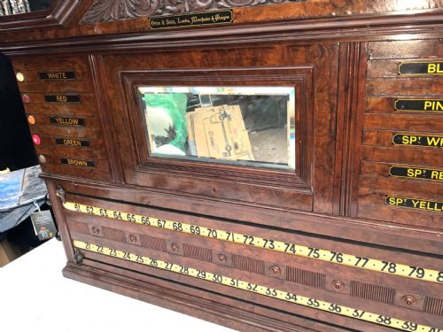 ANTIQUE BILLIARDS SNOOKER POOL SCOREBOARD CIRCA 1860'S - ADDITIONAL PHOTO 7