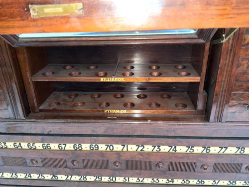 ANTIQUE BILLIARDS SNOOKER POOL SCOREBOARD CIRCA 1860'S - ADDITIONAL PHOTO 9
