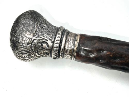 GENTS HOLLY WOOD WALKING STICK SWORD STICK - ADDITIONAL PHOTO 5