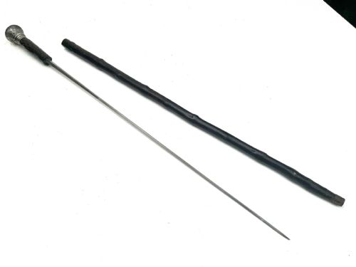 GENTS HOLLY WOOD WALKING STICK SWORD STICK - ADDITIONAL PHOTO 9