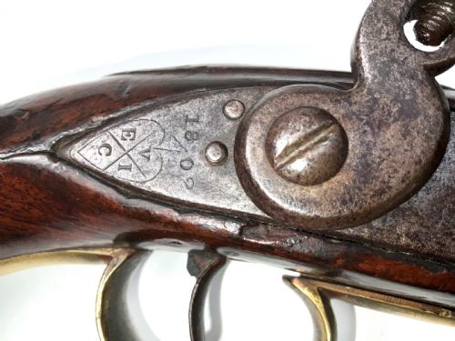 FLINTLOCK PISTOL BY HARRISON OF LONDON - ADDITIONAL PHOTO 2