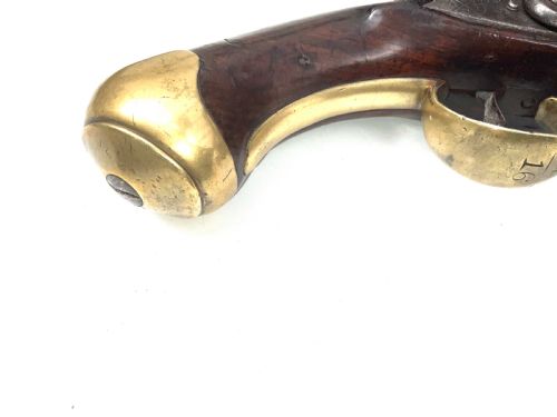 FLINTLOCK PISTOL BY HARRISON OF LONDON - ADDITIONAL PHOTO 3