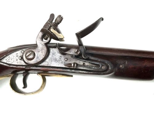 FLINTLOCK PISTOL BY HARRISON OF LONDON - ADDITIONAL PHOTO 4