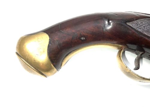 FLINTLOCK PISTOL BY HARRISON OF LONDON - ADDITIONAL PHOTO 5