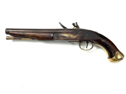 FLINTLOCK PISTOL BY HARRISON OF LONDON - ADDITIONAL PHOTO 9