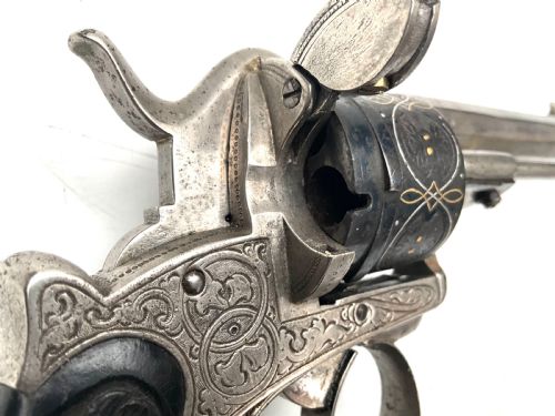 REVOLVER PINFIRE 9M 1850'S - ADDITIONAL PHOTO 2