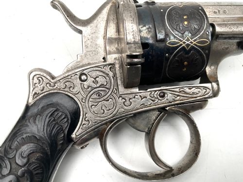 REVOLVER PINFIRE 9M 1850'S - ADDITIONAL PHOTO 3