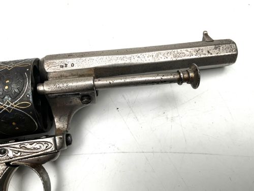 REVOLVER PINFIRE 9M 1850'S - ADDITIONAL PHOTO 4
