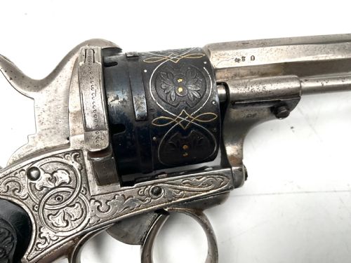 REVOLVER PINFIRE 9M 1850'S - ADDITIONAL PHOTO 6