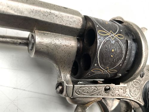 REVOLVER PINFIRE 9M 1850'S - ADDITIONAL PHOTO 10