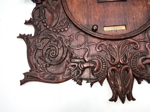 CALENDAR OAK CARVED 18TH CENTURY - ADDITIONAL PHOTO 4