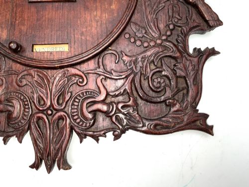 CALENDAR OAK CARVED 18TH CENTURY - ADDITIONAL PHOTO 5