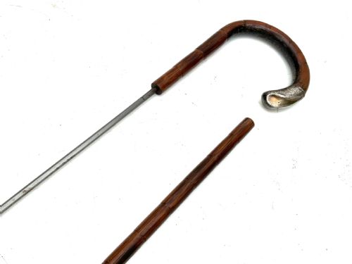GENTS PARTRIDGE WOOD WALKINGSWORD STICK - ADDITIONAL PHOTO 15