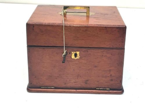 GEORGE III APOTHECARY BOX WITH CONTENTS