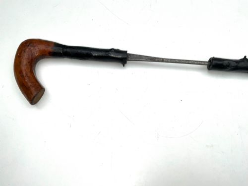 IRISH BLACKTHORN WALKING STICK SWORD STICK HAMMER HEAD GRIP - ADDITIONAL PHOTO 8