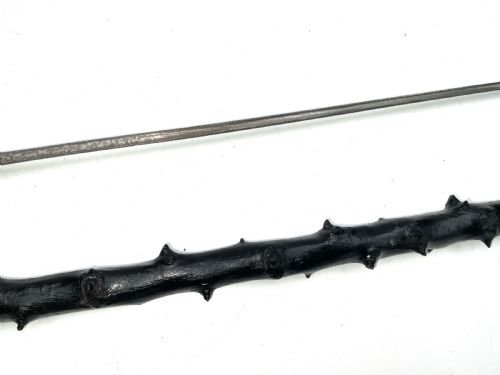 IRISH BLACKTHORN WALKING STICK SWORD STICK HAMMER HEAD GRIP - ADDITIONAL PHOTO 11
