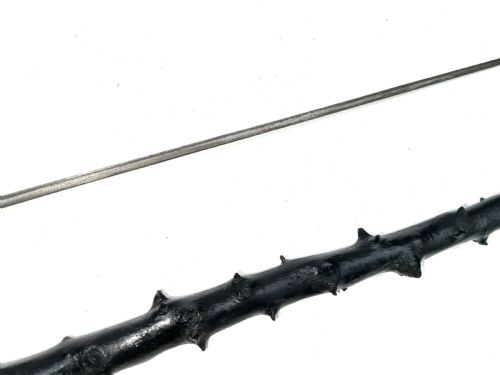 IRISH BLACKTHORN WALKING STICK SWORD STICK HAMMER HEAD GRIP - ADDITIONAL PHOTO 12