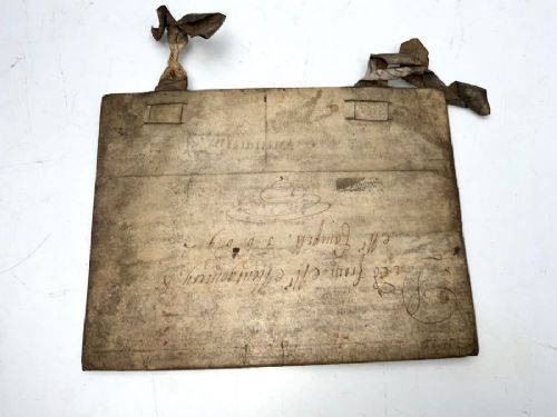 A 17TH CENTURY MANUSCRIPT INDENTURE