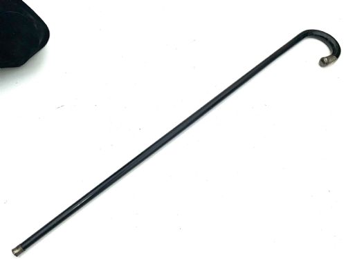 GENTS EBONY WALKING STICK SWORD STICK - ADDITIONAL PHOTO 1