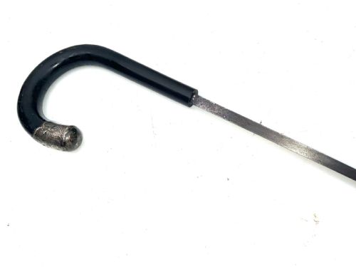 GENTS EBONY WALKING STICK SWORD STICK - ADDITIONAL PHOTO 7